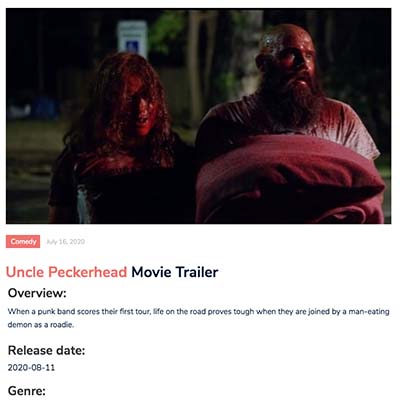 Uncle Peckerhead Movie Trailer